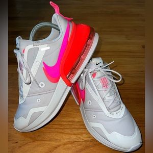 Nike Air Max Up 'Vast Grey/Pink Blast 2020 CK7173-001 Womens Size 10 EUC